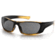Pyramex Outlander Safety Glasses, Black-Gold Frame/Gray Lens SBG8020D