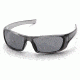 Pyramex Outlander Safety Glasses, Nickel Frame/Gray Lens SNK8020D