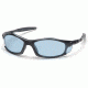 Pyramex Solara Safety Glasses - Infinity Blue Lens, Black Frame SB4360D