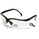 Pyramex V2 Readers Glasses - Clear + 1.0 Lens, Black Frame SB1810R10