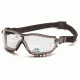 Pyramex V2G Reader Safety Goggles,Clear Anti-Fog + 2.5 lens, Black Frames GB1810STR25
