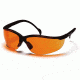 Pyramex Venture II Safety Glasses - Orange Lens, Black Frame SB1840S