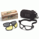 Pyramex XSG Black Frame Clear Ballistic Gray Ballistic and Amber Ballistic Lens GB4010KIT