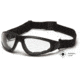 Pyramex XSG Military Glasses - Clear Ballistic Anti-Fog Lens, Black Frame GB4010BST