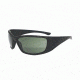 Radians VG75PBX Vengeance Shooting Glasses Black Soft Touch Frame Green Polarize
