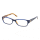 Ralph Lauren RL6058 SV Prescription Eyeglasses, Top Bue/Brown Frame / 51 mm Prescription Lenses, 5150-5116