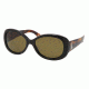 Ralph Lauren RL8056 Sunglasses with No-Line Progressive Rx Prescription Lenses, Select Frame Color / Lens Diameter Black Frame / 55 mm Prescription Lenses