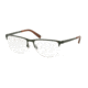 Ralph Lauren RL5097 Single Vision Prescription Eyeglasses 9005-53 - Matte Olive Green Frame