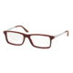 Ralph Lauren RL6128 Single Vision Prescription Eyeglasses 5512-53 - Matte Bordeaux Frame