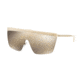 Ralph Lauren RL7056 Sunglasses 91696G-40 - Matte Light Gold Frame, Super Mirror Gold Lenses