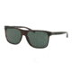 Ralph Lauren RL8152 Sunglasses 500371-59 - Dark Havana Frame, Gray Green Lenses