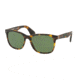 Ralph Lauren RL8162P Sunglasses 513452-56 - Havana Sandblast Frame, Light Green Lenses