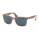 Ralph Lauren RL8162P Sunglasses 5338R5-56 - Sandblast Opal Beige Frame, Dark Grey Lenses