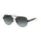 Ralph RA4114 Sunglasses 307911-58 - Black Frame, Grey Gradient Lenses