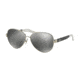Ralph RA4114 Sunglasses 30906G-58 - Silver/Navy Frame, Silver Mirror Lenses