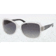 Ralph RA5138 Sunglasses 823/T3-58 - White Frame, Grey Gradient Polarized Lenses