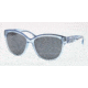 Ralph RA5178 RA5178 Progressive Prescription Sunglasses RA5178-107855-56 - Lens Diameter 56 mm, Frame Color Light Blue
