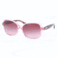 Ralph RA5186 Sunglasses 13188H-57 - Pink/pink Tortoise Frame, Burgundy Gradient Lenses