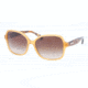 Ralph RA5186 Sunglasses 131913-57 - Orange/orange Tort Frame, Brown Gradient Lenses