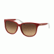 Ralph RA5194 Sunglasses 103013-57 - Red Frame, Brown Gradation Lenses
