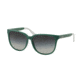 Ralph RA5194 Sunglasses 132111-57 - Turquoise Frame, Grey Gradient Lenses