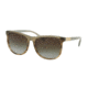 Ralph RA5224 Sunglasses 16267Z-58 - Olive Horn Gradient/ Olive Hrn Frame, Green Gradient Lenses