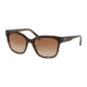 Ralph RA5247 Sunglasses 500313-55 - Dark Havana Frame, Gradient Brown Lenses