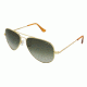 Randolph Concorde 23K Gold Frame, Green Gradient Nylon Lens, 23K Gold Frame, 61MM CR11401-NY