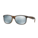 Ray-Ban ANDY F RB4202F Bifocal Prescription Sunglasses RB4202F-710-Y4-57 - Lens Diameter 57 mm, Frame Color Shiny Havana
