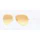 Ray-Ban AVIATOR FULL COLOR RB3025JM Sunglasses 001/X4-55 - Arista Frame, Yellow Gradient Brown Photo Lenses