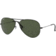 Ray-Ban Aviator Large Metal II Sunglasses RB3026, Black Frame, Crystal Gray Lenses, L2821-6214