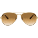 Ray-Ban Aviator Large Metal RB3025 Sunglasses, Arista Crystal Brown Gradient, RB3025 001/51-6214