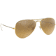 Ray-Ban Aviator Large Metal RB3025 Sunglasses, Arista Crystal Brown Mirror Silver Gradient, RB3025 001/3K-5814