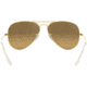 Ray-Ban Aviator Large Metal RB3025 Sunglasses, Arista Crystal Brown Mirror Silver Gradient, RB3025 001/3K-5814