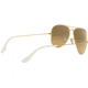 Ray-Ban Aviator Large Metal RB3025 Sunglasses, Arista Crystal Brown Mirror Silver Gradient, RB3025 001/3K-6214