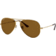 Ray-Ban Aviator Large Metal RB3025 Sunglasses, Arista Crystal Brown Polarized, RB3025 001/57-5814