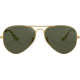 Ray-Ban Aviator Large Metal RB3025 Sunglasses, Arista Frame, Crystal Green 58 mm Lenses, L0205-5814