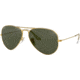 Ray-Ban Aviator Large Metal RB3025 Sunglasses, Arista Frame, Crystal Green 58 mm Lenses, L0205-5814