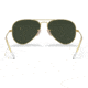 Ray-Ban Aviator Large Metal RB3025 Sunglasses, Arista Frame, G-15 Green Lens, 58, RB3025-W3400-58