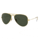 Ray-Ban Aviator Large Metal RB3025 Sunglasses, Arista Frame, G-15 Green Lens, 58, RB3025-W3400-58