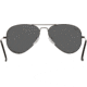 Ray-Ban Aviator Large Metal RB3025 Sunglasses, Black, 58, RB3025-002-48-58