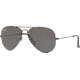 USED Ray-Ban Aviator Large Metal RB3025 Sunglasses, Black, 58, RB3025-002-48-58, EDEMO1