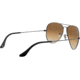 Ray-Ban Aviator Large Metal RB3025 Sunglasses, Gunmetal Crystal Brown Gradient, RB3025 004/51-5814
