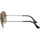Ray-Ban Aviator Large Metal RB3025 Sunglasses, Gunmetal Crystal Brown Gradient, RB3025 004/51-6214