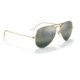 Ray-Ban Aviator Large Metal RB3025 Sunglasses, Legend Gold Frame, Silver/Blue Chromance Lens, Polarized, 62, RB3025-9196G6-62