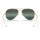 Ray-Ban Aviator Large Metal RB3025 Sunglasses, Legend Gold Frame, Silver/Blue Chromance Lens, Polarized, 62, RB3025-9196G6-62