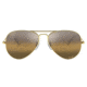 Ray-Ban Aviator Large Metal RB3025 Sunglasses, Legend Gold Frame, Silver/Brown Chromance Lens, Polarized, 62, RB3025-9196G5-62