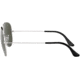 Ray-Ban Aviator Large Metal RB3025 Sunglasses, Silver Frame, Crystal Gray Mirror 58 mm Lenses, W3277-5814