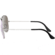 Ray-Ban Aviator Large Metal RB3025 Sunglasses, Silver Frame, Silver Mirror Polar Lenses, RB3025 019/W3-58