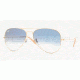 Ray-Ban Aviator Large Metal Sunglasses RB3025 001/3F-6214 - Arista Crystal Gradient Light Blue